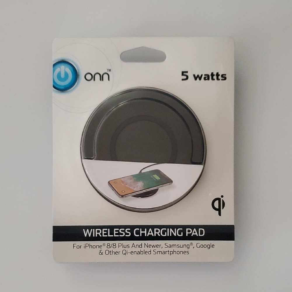 🫧Onn Wireless Charging Pad - Black